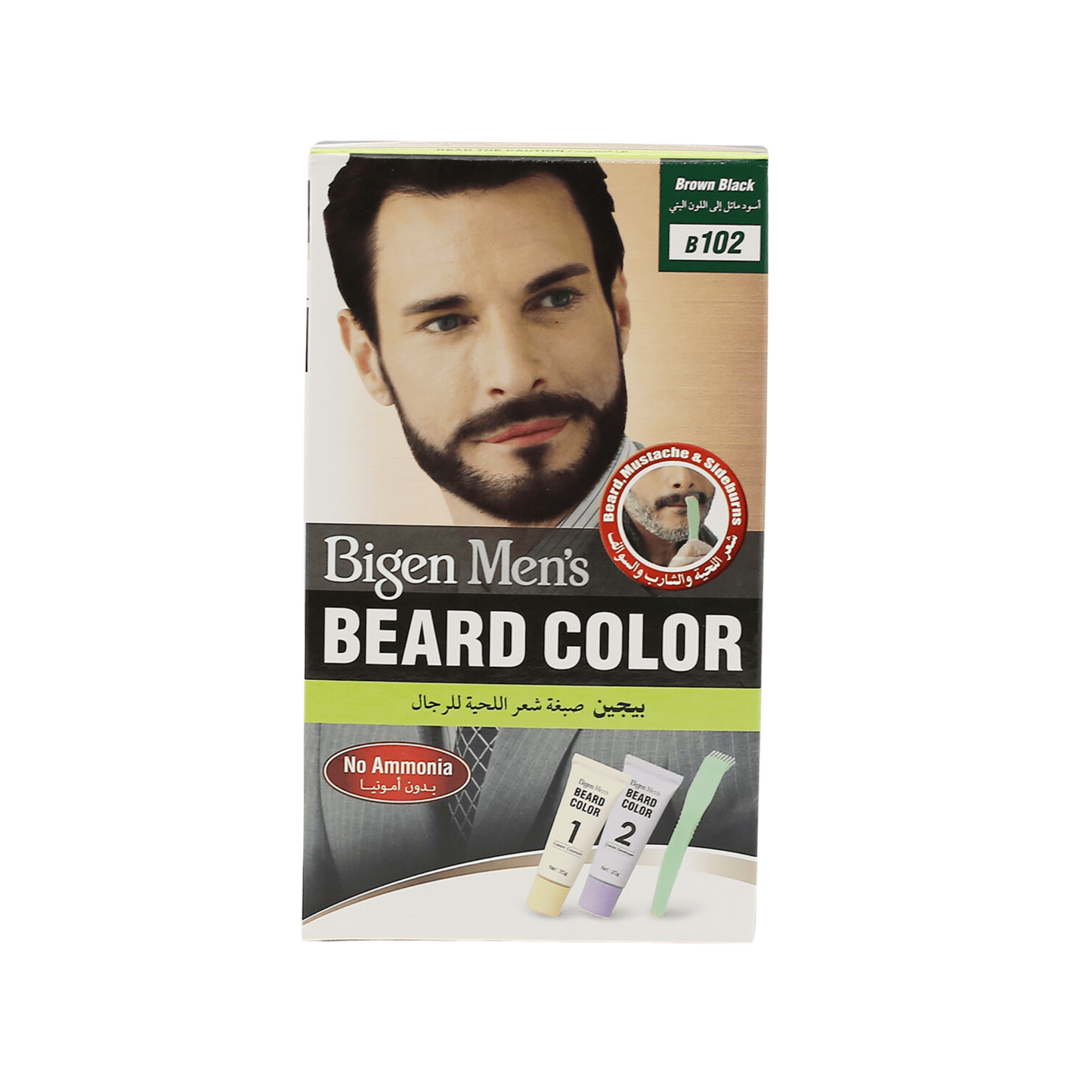 Bigen Men's Beard Dye Black-Brown B102